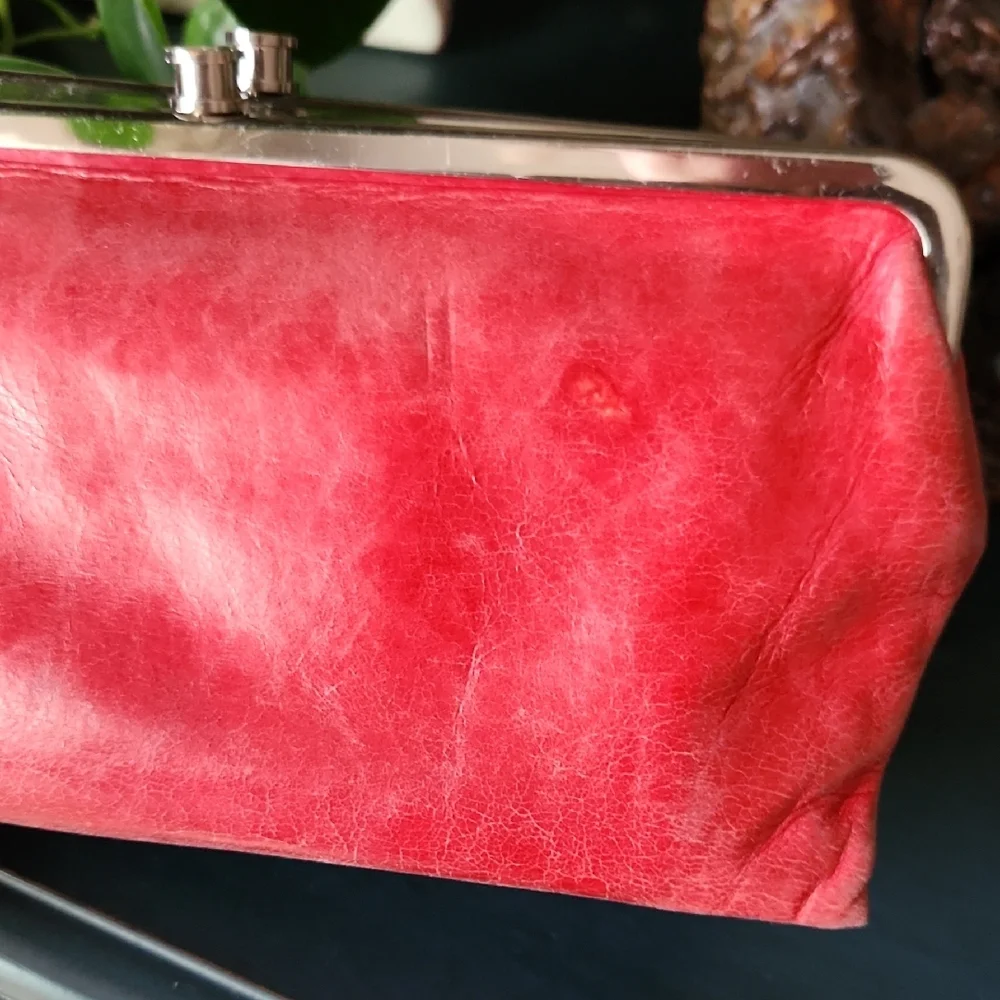 HOBO Lauren Leather Double Frame Clutch with Silver-Tone Hardware - Picture 13 of 16